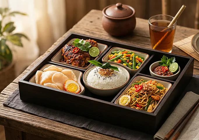 Makanan siap saji dan katering